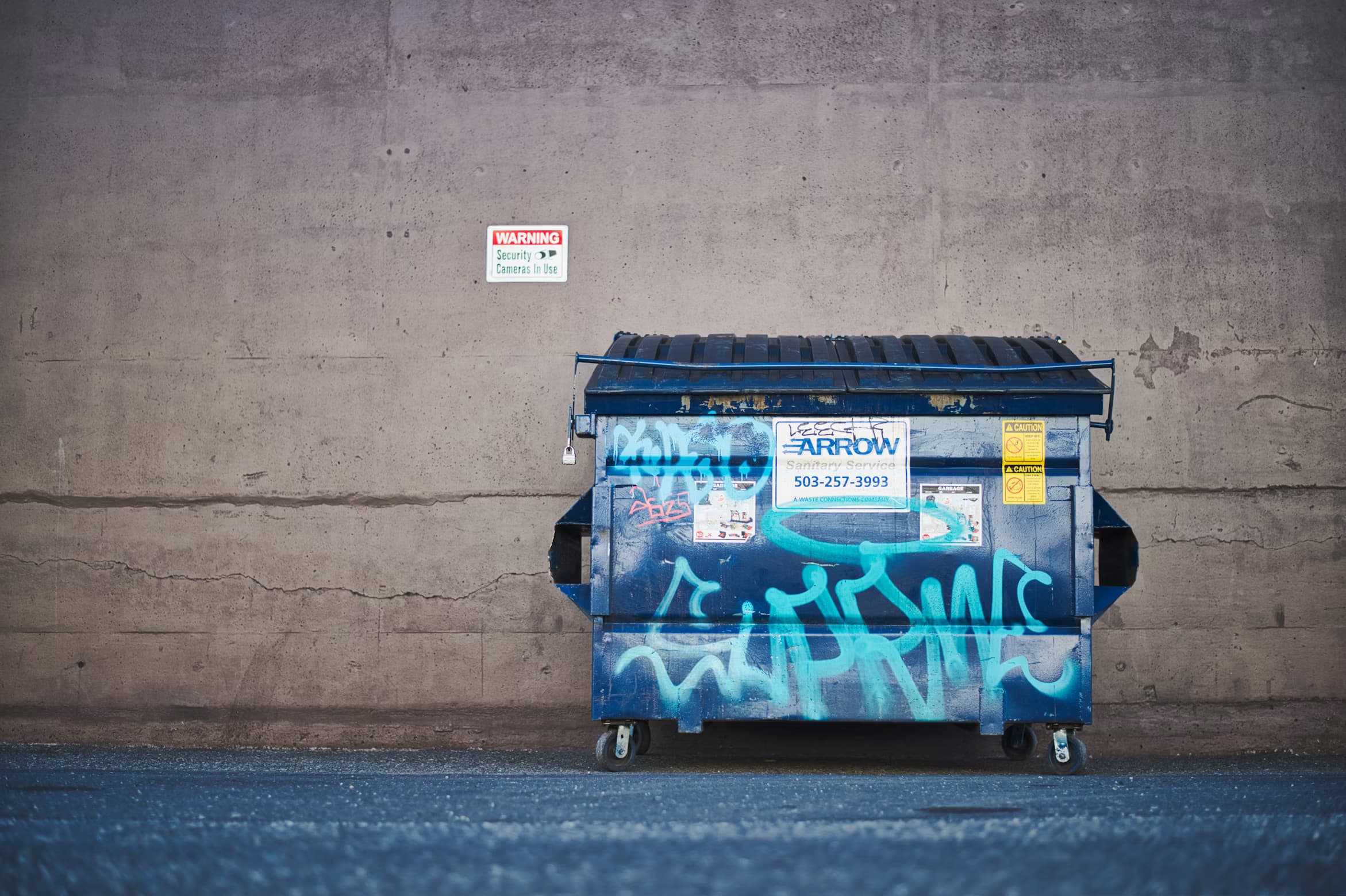 Dumpster Pad Cleaning